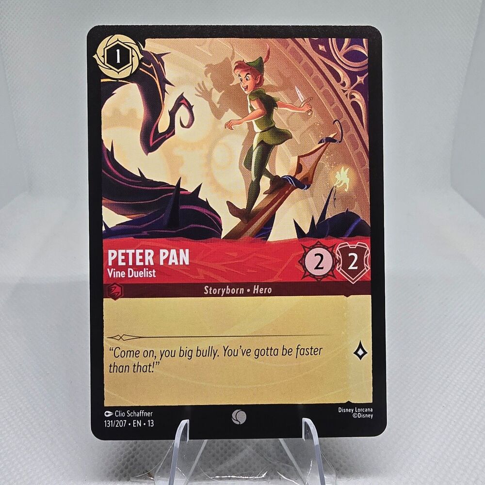 Peter Pan Vine Duelist #131 Disney Lorcana Attack of the Vine